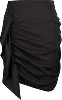 Thumbnail for your product : boohoo Plus Ruched Drape Skirt