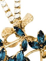 Thumbnail for your product : DSQUARED2 Navette Crystal Dimensional Statement Necklace