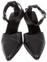 Thumbnail for your product : Gucci Leather Ankle-Strap Pumps