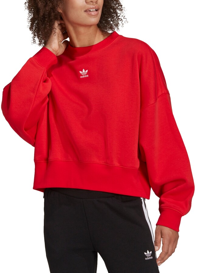 red addidas jumper