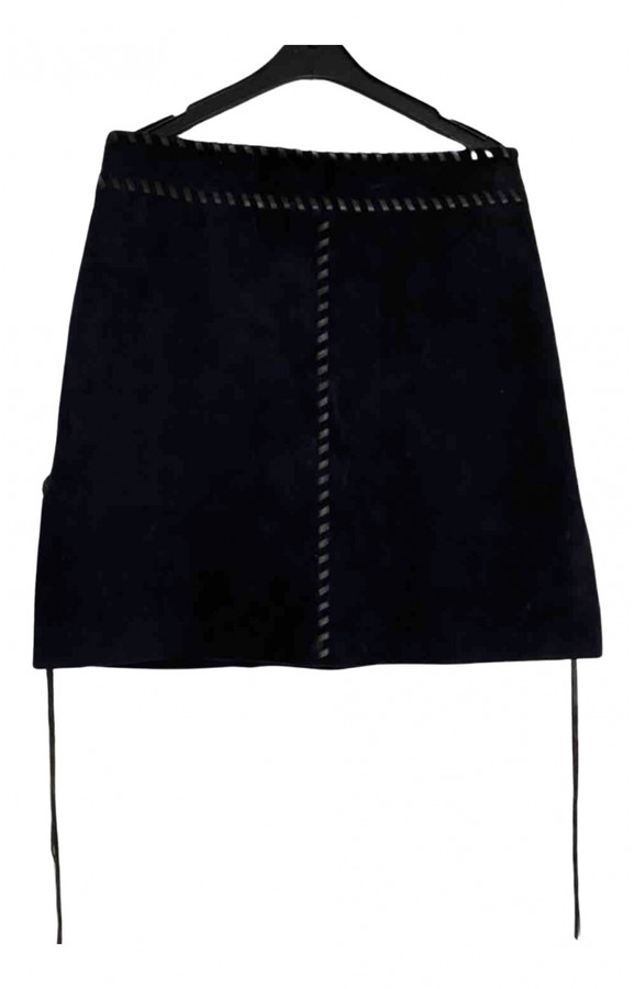 Magda Butrym Black Leather Skirts - ShopStyle
