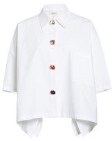 Thumbnail for your product : Isa Arfen Women's Crystal Button Blouse
