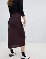 Thumbnail for your product : Free People Normani bias cut satin midi skirt