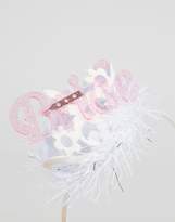 Thumbnail for your product : ASOS Hen Bride Badge & Crown Hair Clip Set