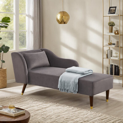 Dunwall Velvet Chaise Lounge