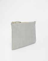 Thumbnail for your product : Warehouse Leather Crossbody Bag in Pale Gray