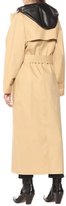 Kassl Editions Hooded trench coat