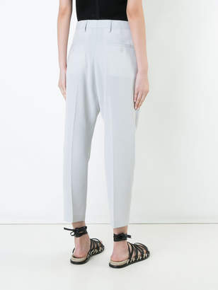 Rick Owens high-waisted cropped trousers