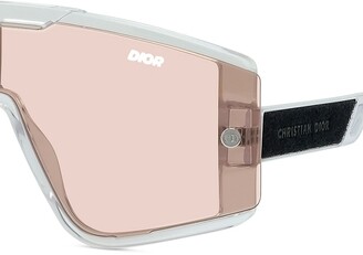 Diorxtrem MU Black Mask Sunglasses with Interchangeable Lenses