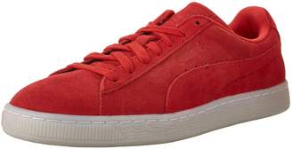 Puma Men's Suede Classic Colored Running Shoes, High Risk Red/Black, 9.5 M US