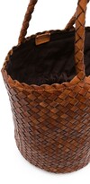 Thumbnail for your product : DRAGON DIFFUSION Pompom JumpWoven bucket bag