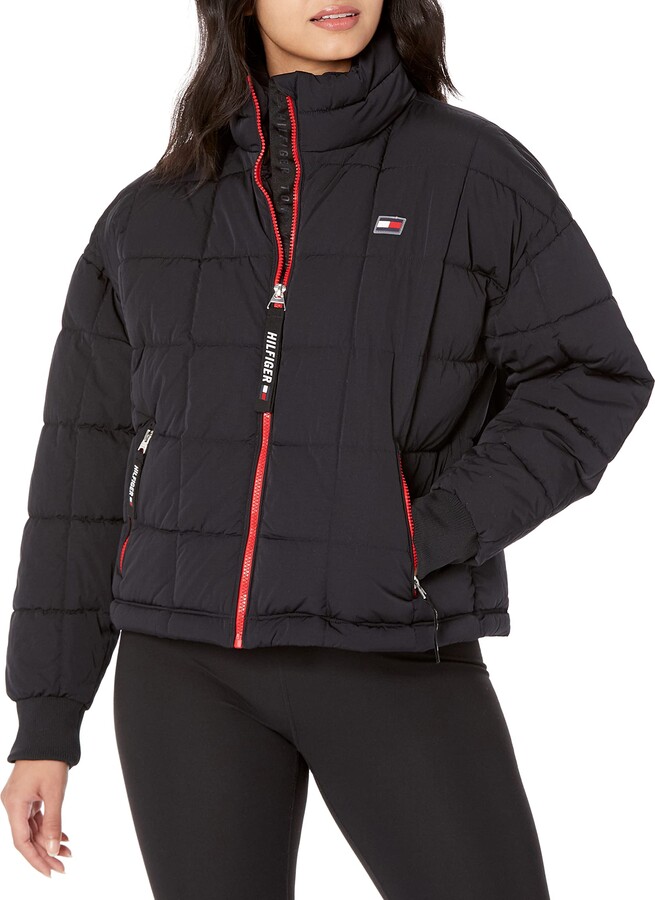 Tommy Hilfiger Black Women's Down & Puffers Coats | Shop the world's  largest collection of fashion | ShopStyle