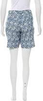 Thumbnail for your product : Steven Alan Floral Print Knee-Length Shorts