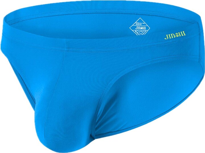 JINSHI Men’s Bikini Briefs Sexy LowRise Bamboo HighCut Underwear