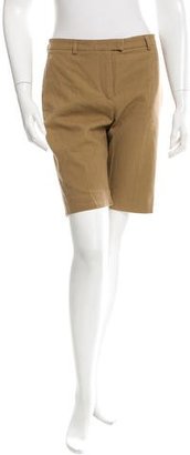 Piazza Sempione Knee-Length Linen Shorts