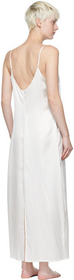 La Perla White Silk Midi Dress