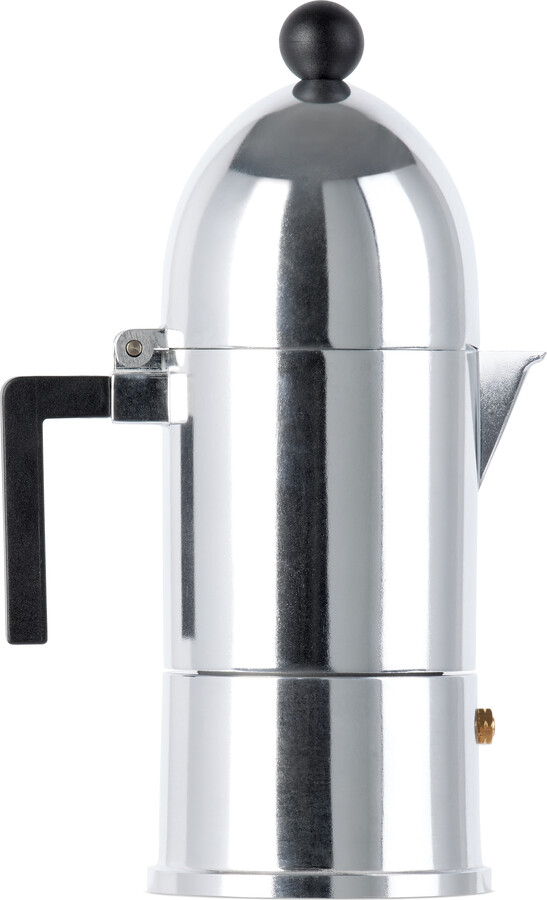 Alessi Silver 'La Cupola' Espresso Coffee Maker