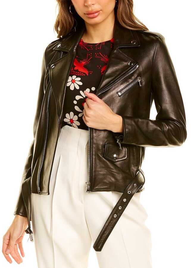 RED Valentino Women's Leather & Faux Leather Jackets | Shop the world's  largest collection of fashion | ShopStyle