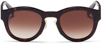 Alexander McQueen Oversized tortoiseshell acetate sunglasses