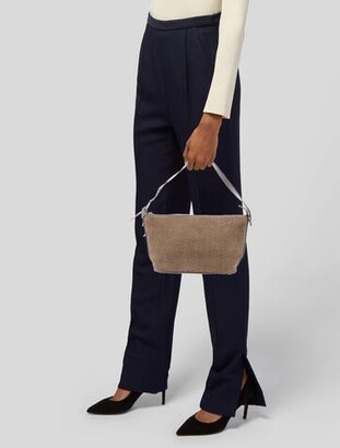 Celine Vintage Macadam Embossed Suede Pochette - ShopStyle Shoulder Bags