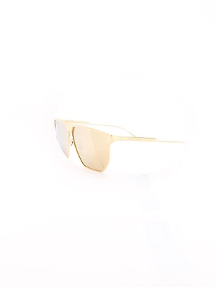 Bottega Veneta Geometric Frame Sunglasses