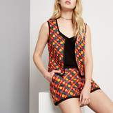 Thumbnail for your product : River Island Womens Black embroidered waistcoat