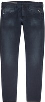 Thumbnail for your product : Replay Anbass Hyperflex dark blue slim-leg jeans