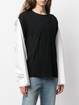 Thumbnail for your product : ACT Nº1 shirt layered-look T-shirt