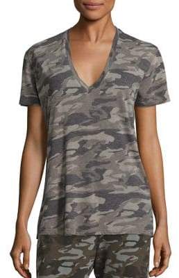 Monrow Short-Sleeve Camouflage T-Shirt