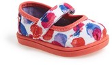 Thumbnail for your product : Toms 'Tiny - Water Dot' Mary Jane (Baby, Walker & Toddler)