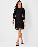 Thumbnail for your product : Ann Taylor Dotted Lace Shift Dress