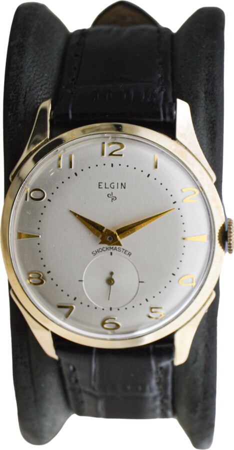 Elgin Gold Filled Art Deco Round Style