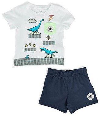 Converse Boys' Infant Dino T-Shirt and Shorts Set - ShopStyle