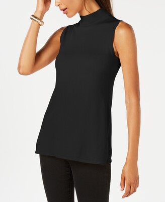 JM Collection Petite Sleeveless Mock Neck Sweater, Created for Macy's
