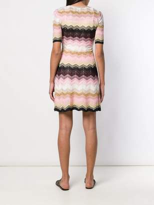 M Missoni zigzag knit mini dress