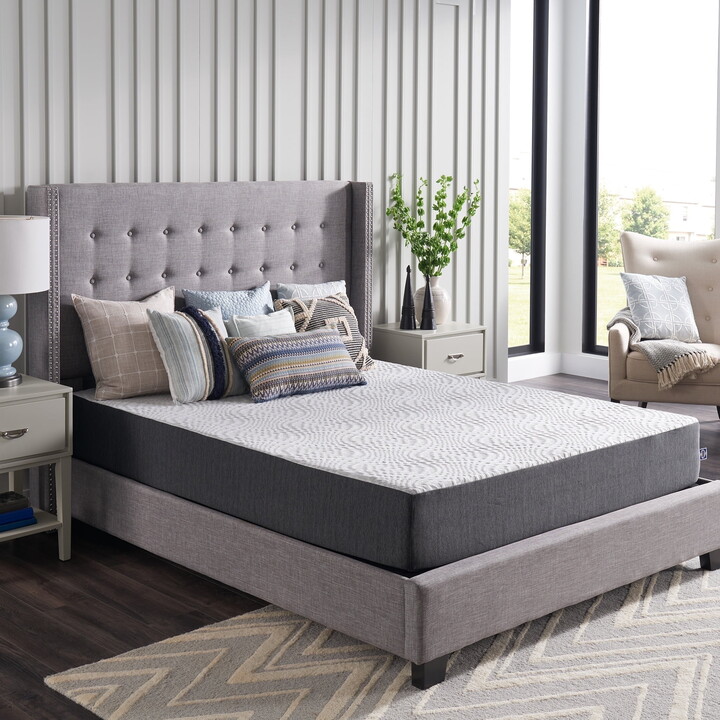 Sealy Essentials 10” Medium King Gel Memory Foam Mattress-in-a-Box, Adult