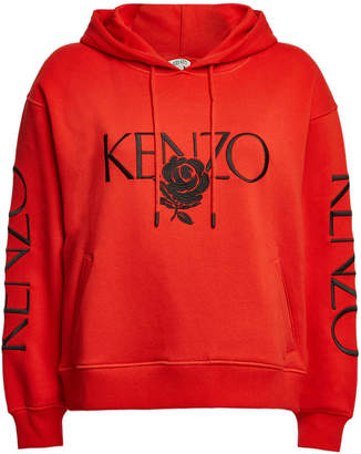 Kenzo Cotton Hoodie with Logo Embroidery