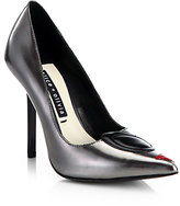 Thumbnail for your product : Alice + Olivia Josie Mirrored Leather Pumps