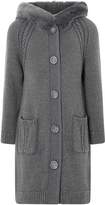 Thumbnail for your product : Next Girls Monsoon Kaila Hooded Longline Cardigan