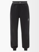 Thumbnail for your product : adidas by Stella McCartney Logo-jacquard Organic-cotton Terry Track Pants - Black