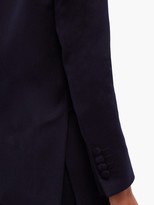 Thumbnail for your product : Officine Generale Mathilde Double-breasted Wool-flannel Suit Jacket - Navy