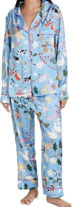 Karen Mabon 12 Days of Christmas Long Pajama Set