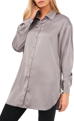 Satin Button Up Shirt | Shop the world's largest collection of 