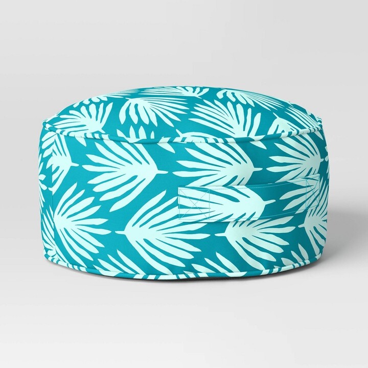 Floor Cushion Palm Leaf Teal Sun Squad™ ShopStyle Indoor Pillows