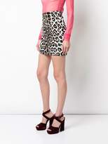 Thumbnail for your product : 16Arlington leopard print leather skirt