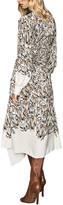 Thumbnail for your product : Reiss Mia Abstract Feather Dress