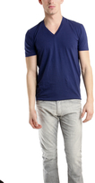 Thumbnail for your product : Simon Spurr Spurr by V Neck T-Shirt in Navy