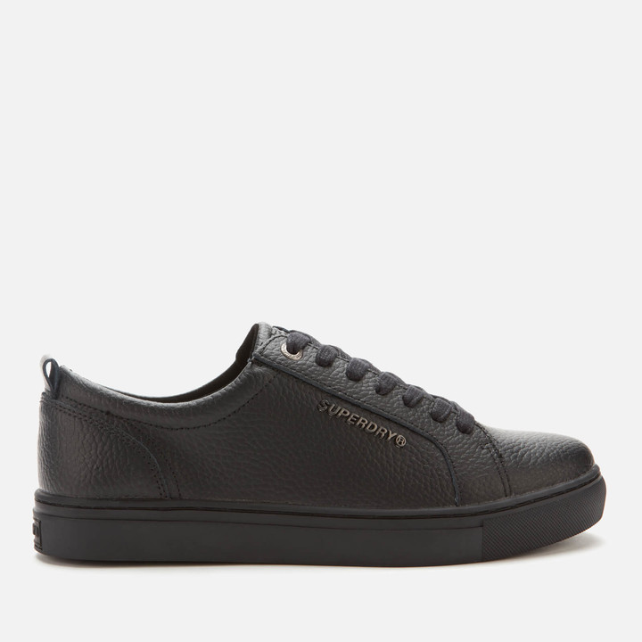 superdry leather trainers
