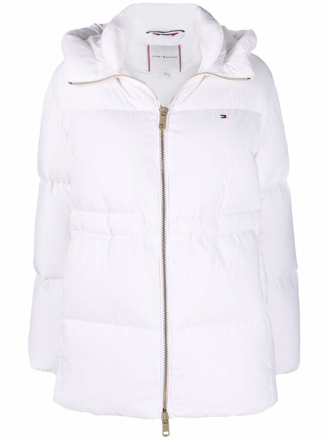 Tommy Hilfiger White Women's Outerwear | Shop the world's largest  collection of fashion | ShopStyle