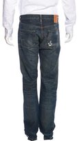 Thumbnail for your product : Levi's S501 Distressed Straight-Leg Jeans